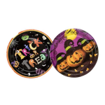 Haloween Themed Plates 10"s, Assorted 